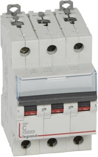 Выключатель автоматический Legrand DX3-E 10000 3п 0.5А C 16кА картинка